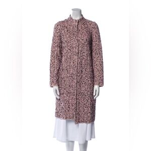 Missoni Pink Boucle Tweed Coat Jacket Womens
